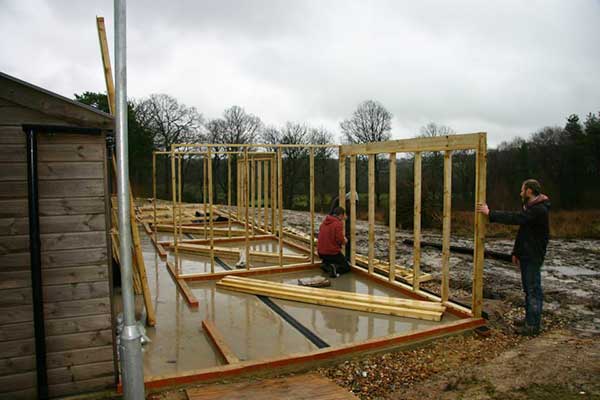 Building Commences On The Aviaries